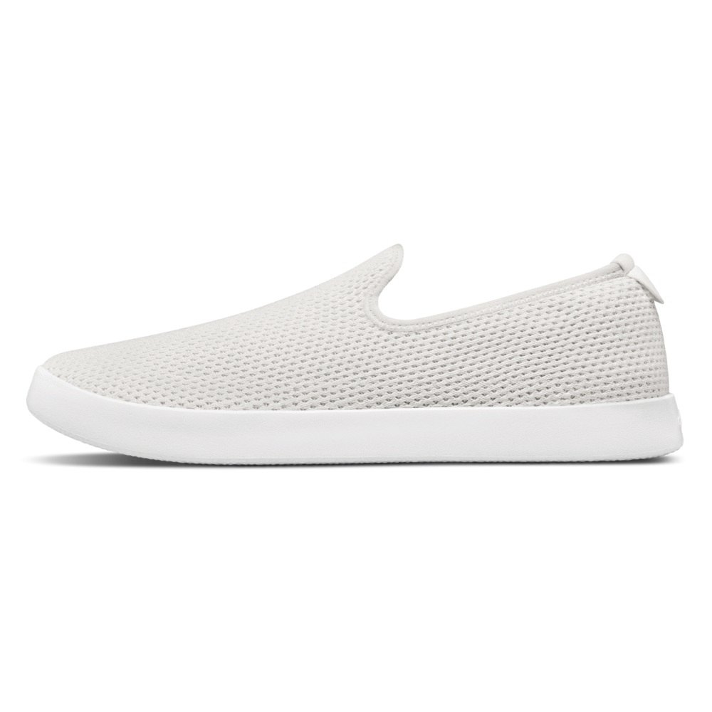 Allbirds Men\'s Tree Loungers - Slip-Ons White - JRA872564